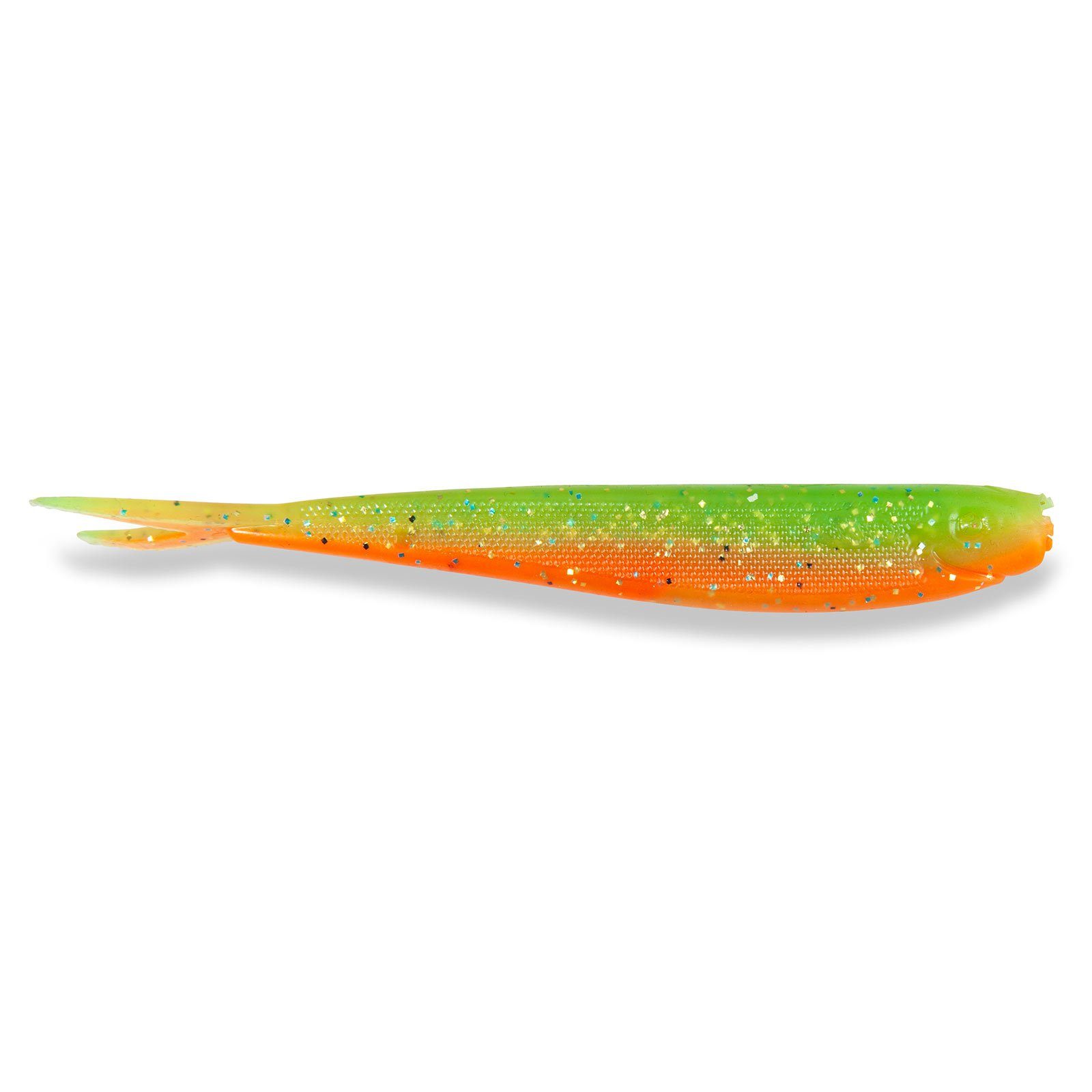 Moby Sänger UV Kunstköder, 1 2.0 Gummifische Iron Stk. Turtle Softbaits Moby V-Tail Claw Toxic Non 19cm Green