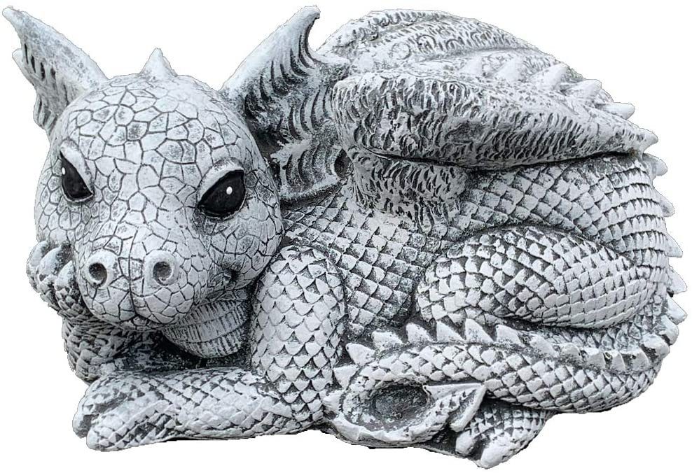 Stone and Style Gartenfigur Steinfigur Drache Rudolfo