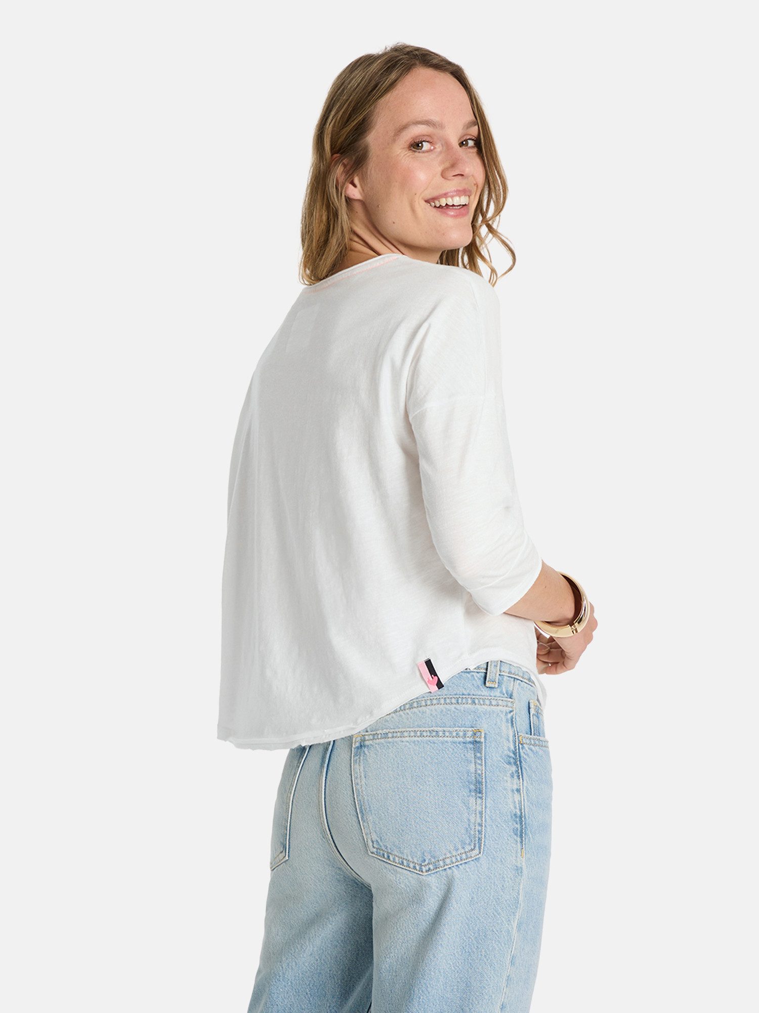 Lieblingsstück Rundhalsshirt CamillaL mit kleinem Print günstig online kaufen
