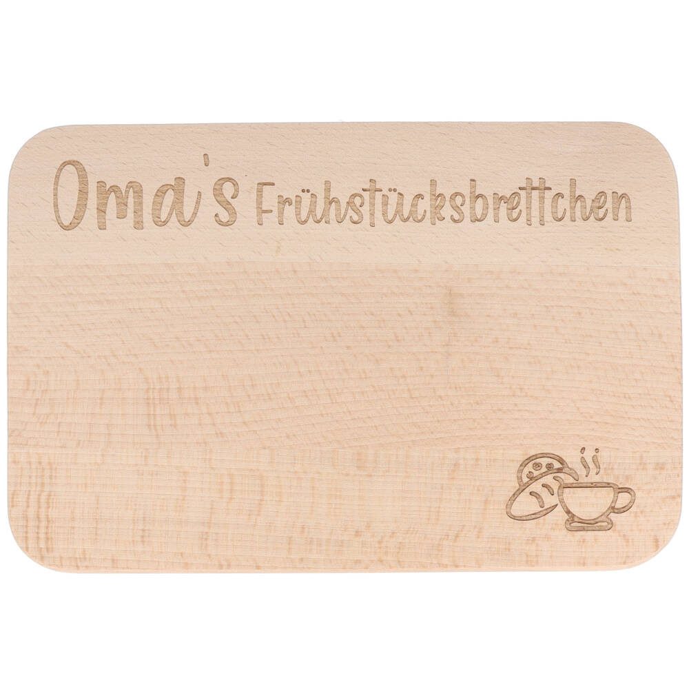 Spruchreif® Frühstücksbrett · Frühstücksbrettchen aus Holz mit Gravur · Geschenk für Großeltern