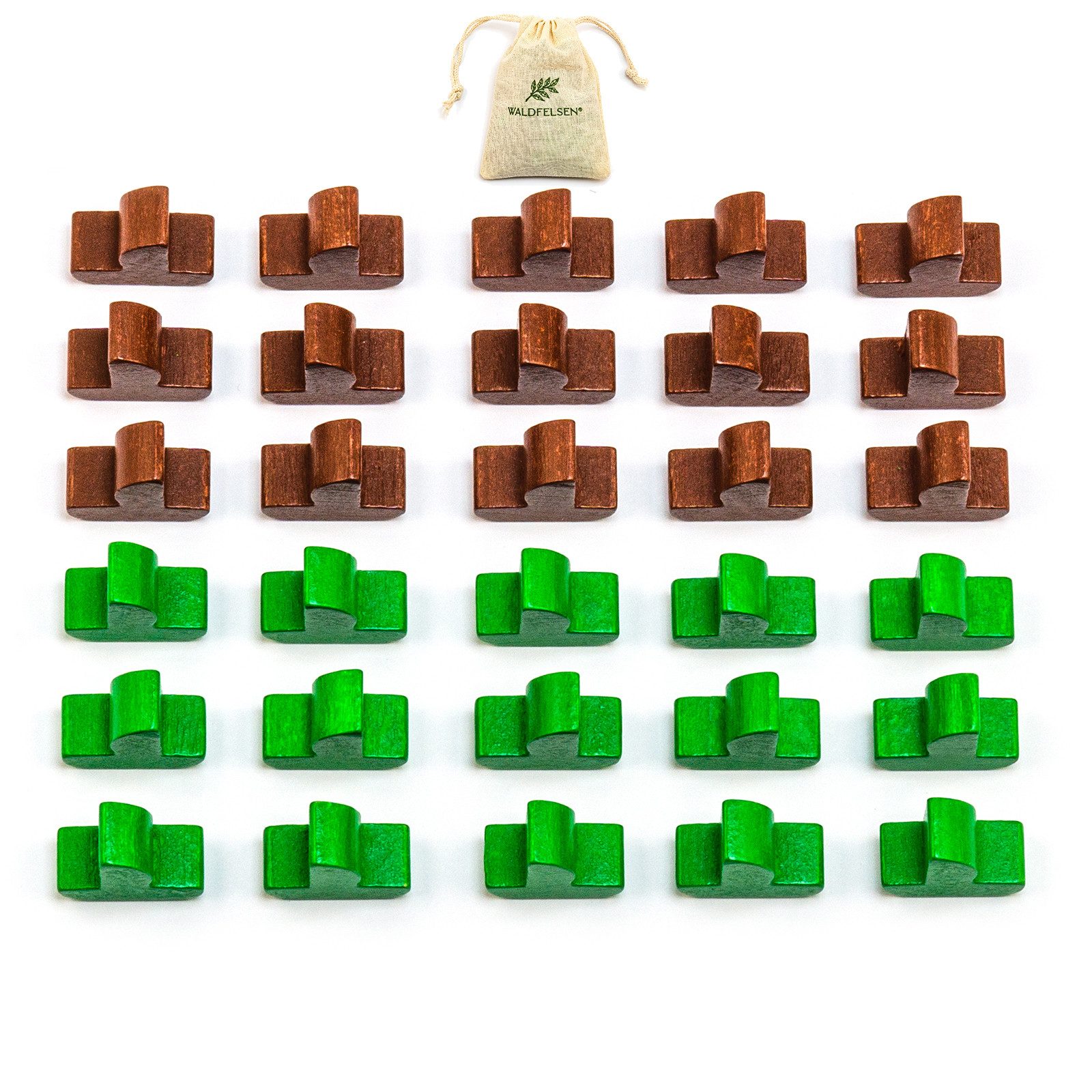 Waldfelsen Spiel – 5-6 Spieler Erweiterung passend für Die Siedler von Catan Holz, Spielmaterial, Verschiedene Sets