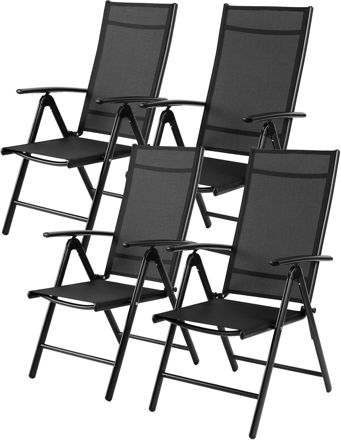 TLGREEN Gartenstuhl Hochlehner, 2/4er Set Balkonstuhl,Klappstuhl,Campingstü günstig online kaufen