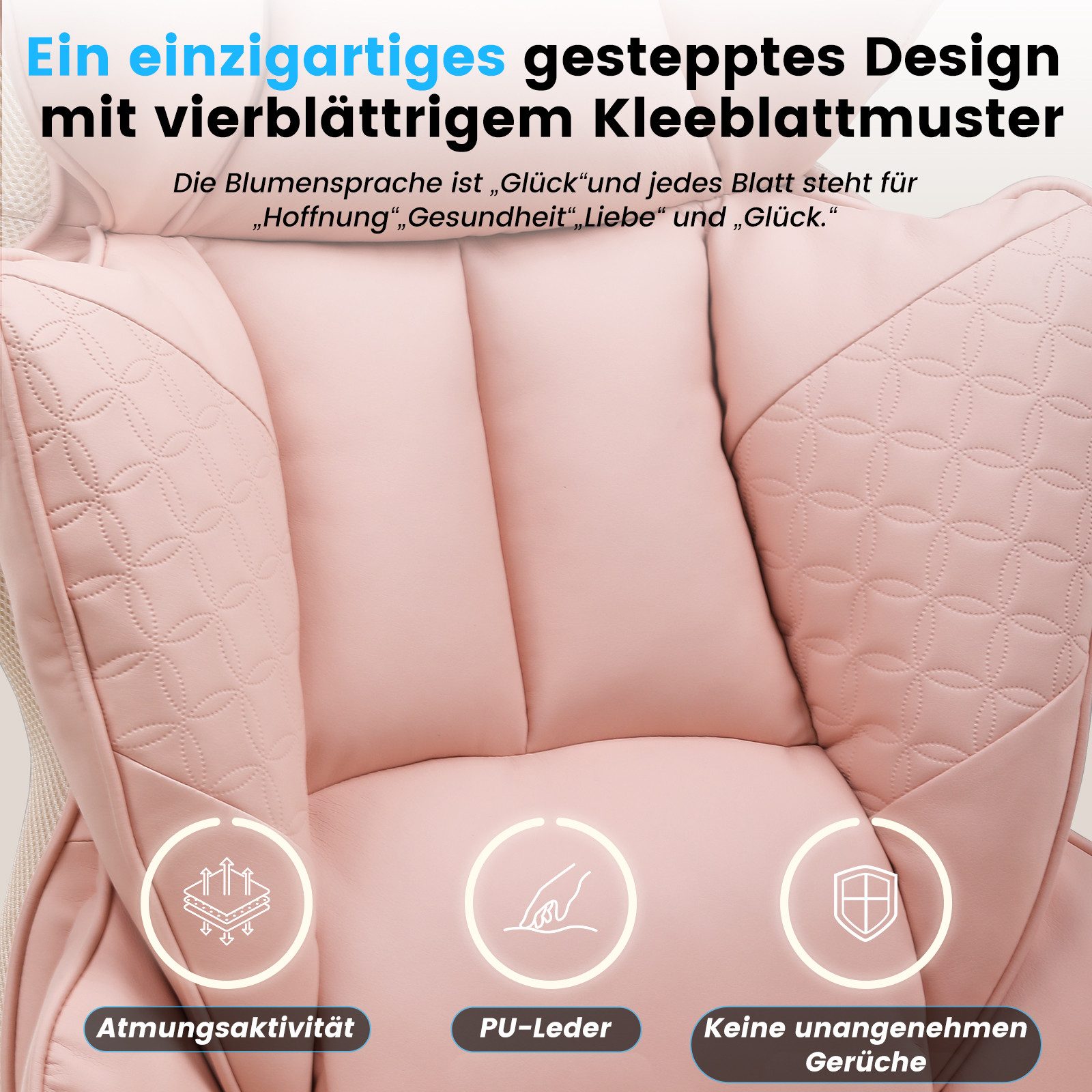 GTPLAYER Bürostuhl Gaming Stuhl Gamer Stuhl gaming stuhl Schreibtischstuhl Chefsessel, Bequeme Sitzkissen