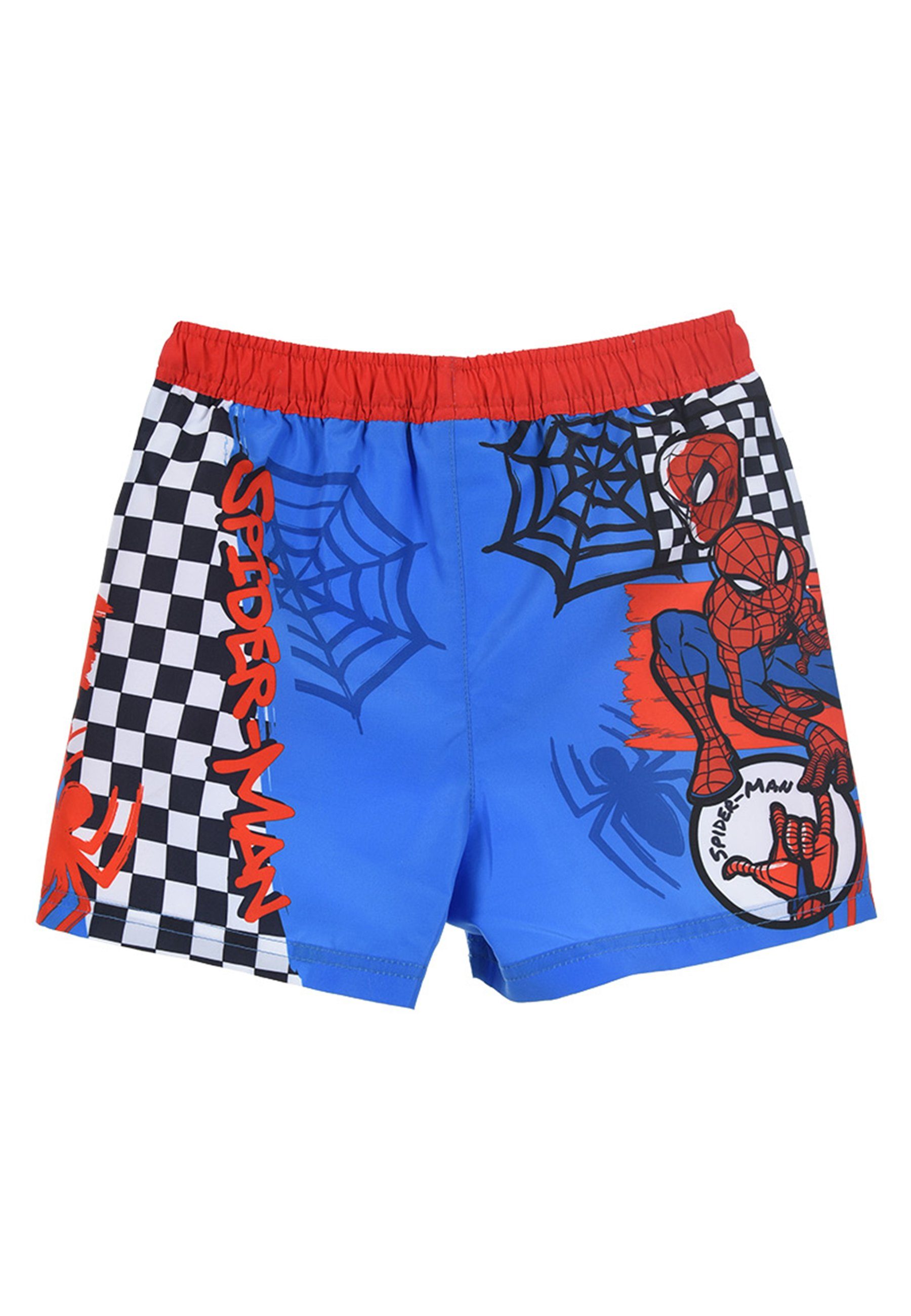 Blau Jungen Badehose Bermuda-Shorts Spiderman Marvel Kinder Badeshorts Badepants