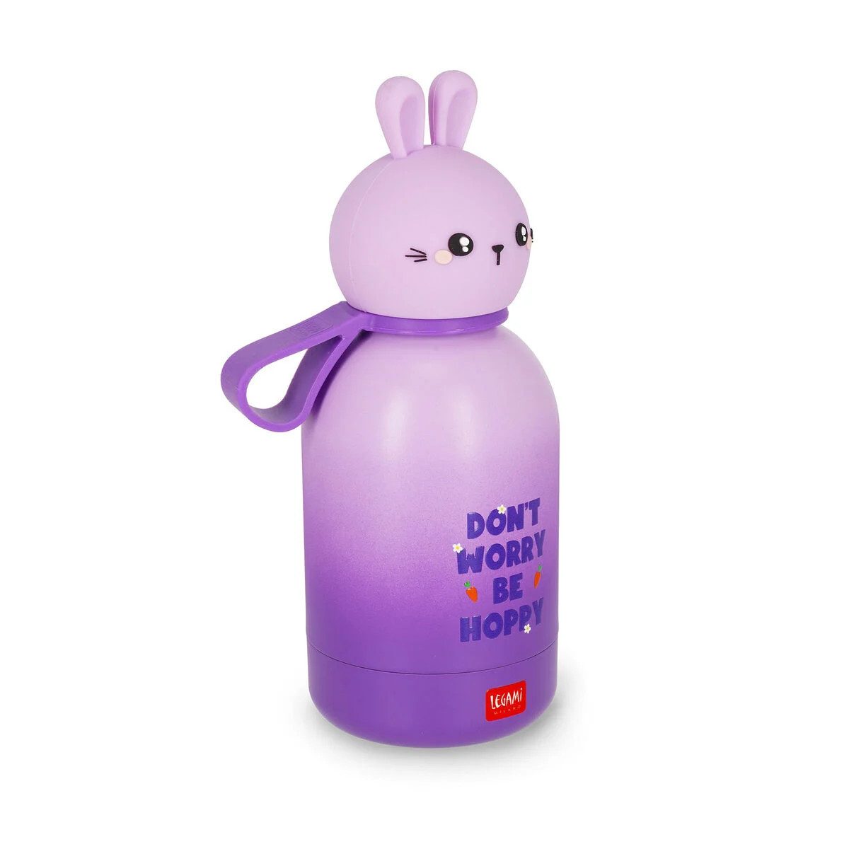 Legami Isolierflasche Legami Edelstahl Thermosflasche Bunny 310 ml Hot & Cold BFF