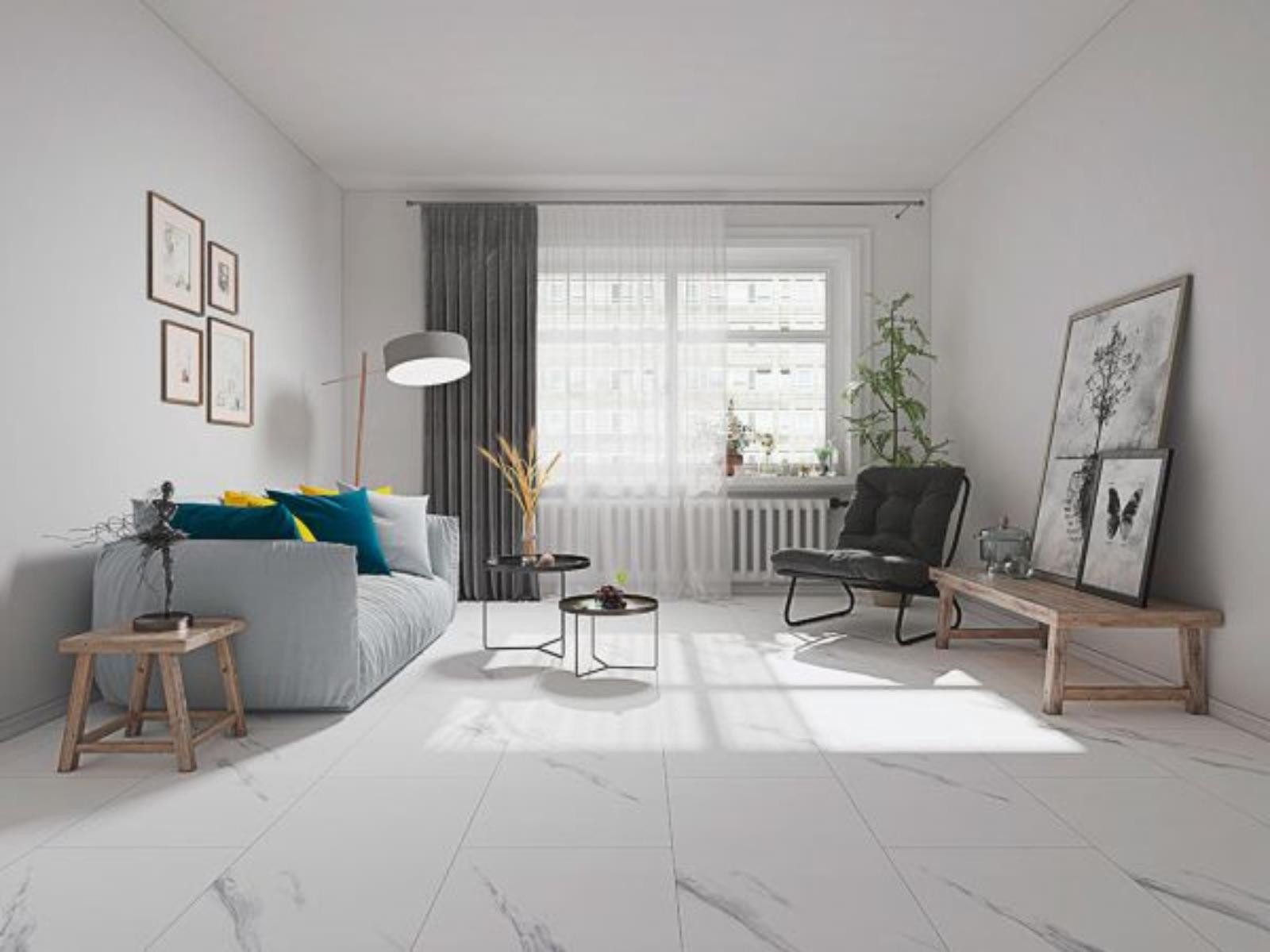 Check Виниловый ламинат Click-Vinyl World of SPC XL-FLIESE>>3578 Weiß; 3601 Natur; 3602 Grau<<, TOWN COLLECTION, Packung, In 1 Packung: 6 Paneele - 2,341m², 1 Packung: 6 Paneele - 2,341m²