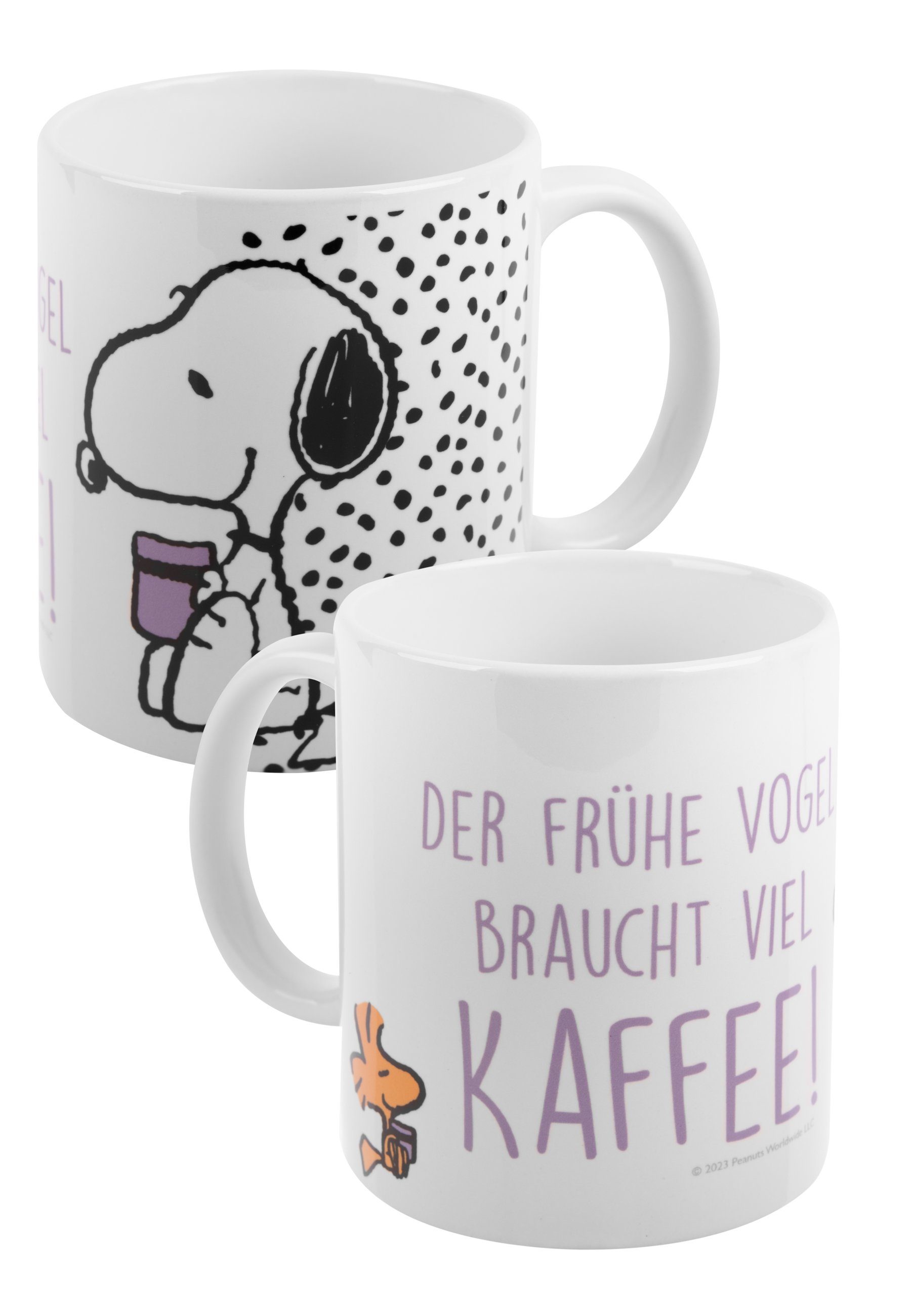 Kaffee - The United Tasse Tasse 320 Keramik Labels® - ml, Peanuts Snoopy