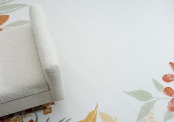 Teppich Isla, Myflair Möbel & Accessoires, rechteckig, Höhe: 6 mm, Wendeteppich, Blumen, mit Bordüre, Outdoor geeignet, Balkon, Terrasse