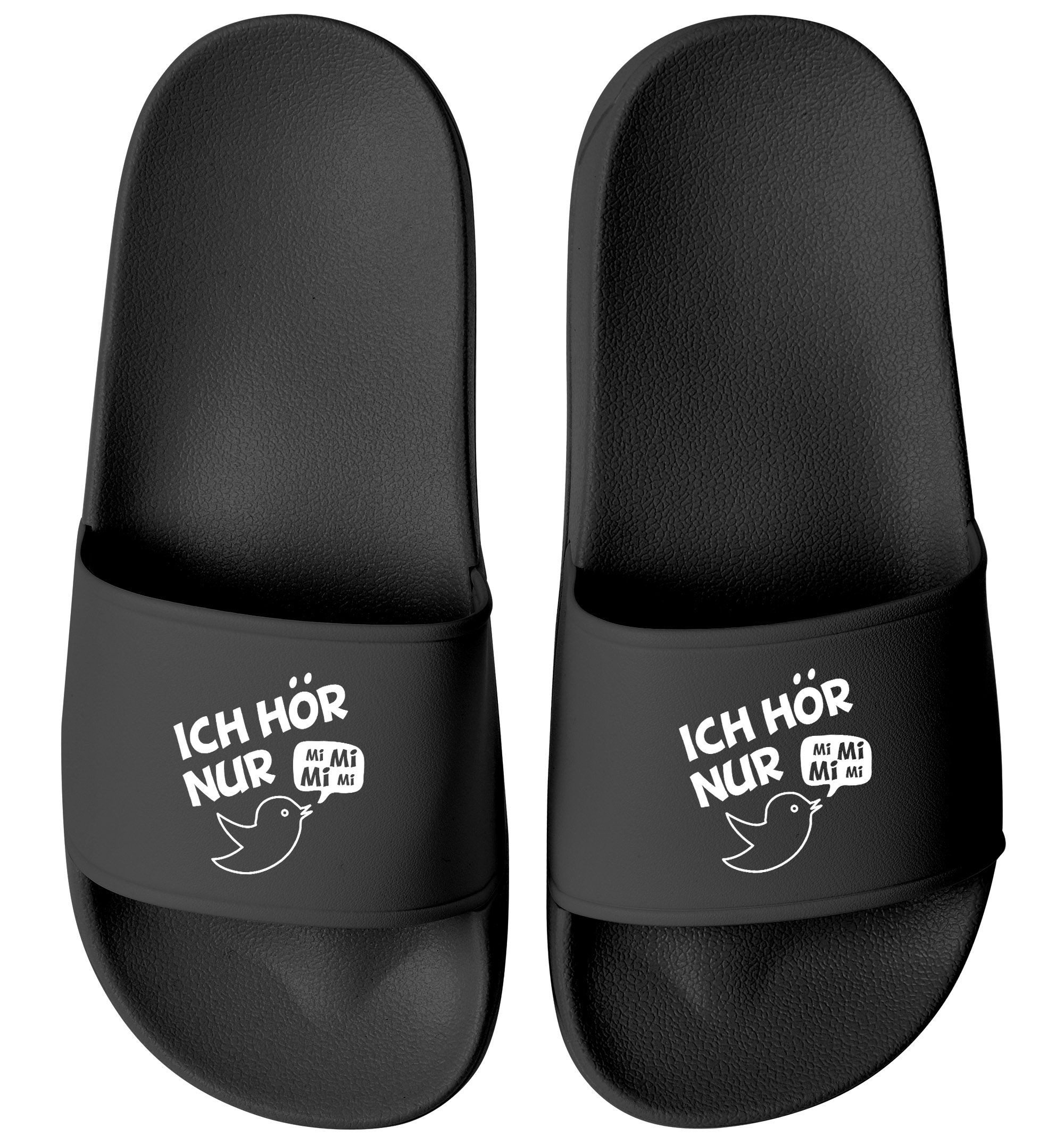 Badeschlappen Badelatschen Unisex mit Spruch für Männer & Frauen, Badesandale