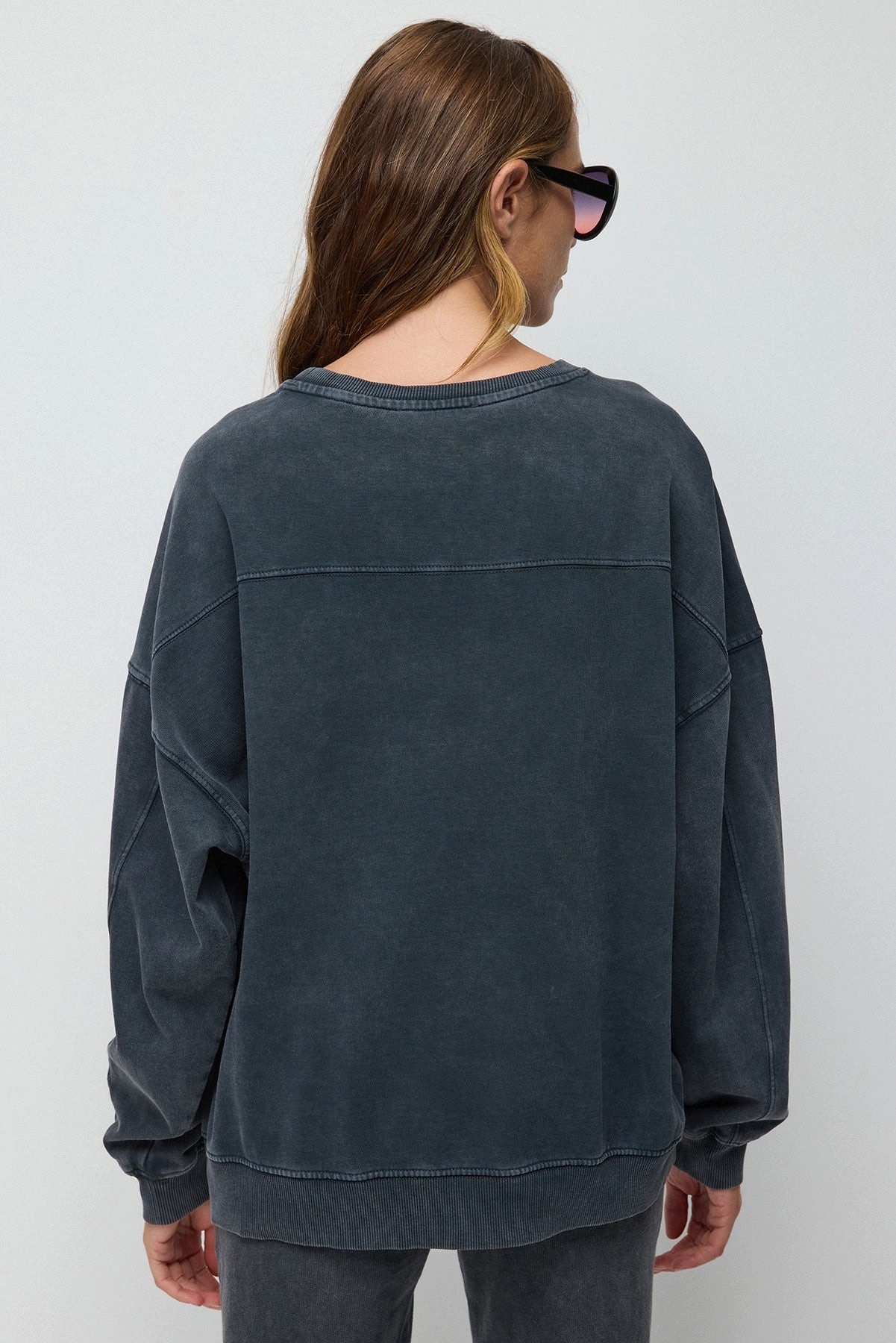 No Matter What Kapuzensweatshirt Oversize-Sweatshirt mit verwaschenem Effekt – Bild 4 von 4