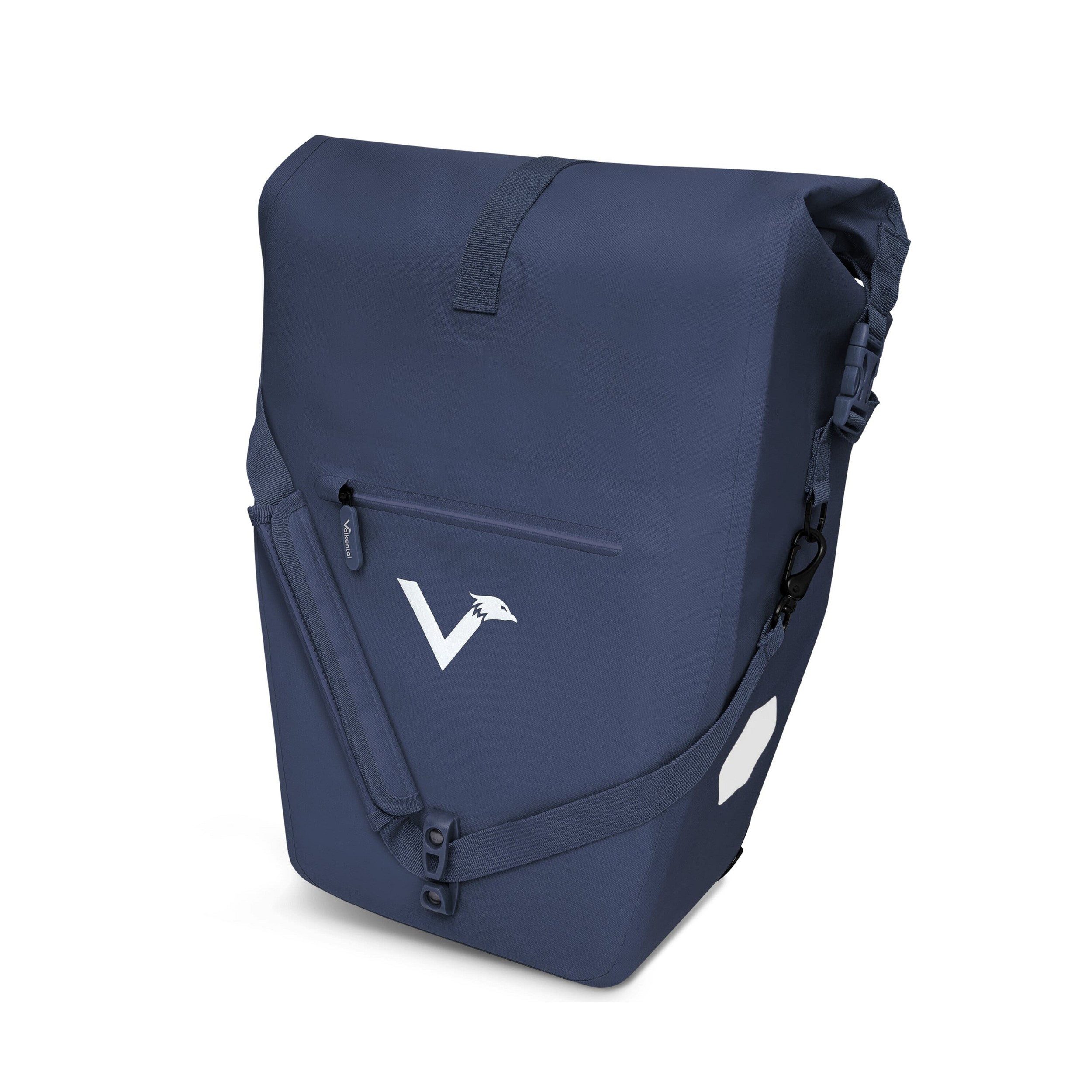 Valkental Fahrradtasche ValkOcean Gepäckträgertasche 22-28 L - Meeresblau