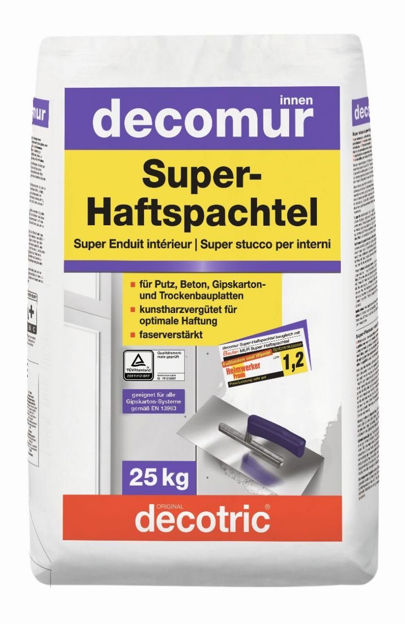 decotric® Spachtelmasse Decotric Decomur Super-Haftspachtel 25 kg