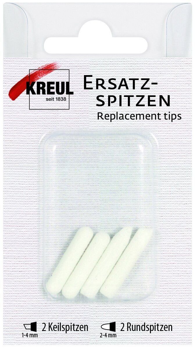 Kreul Flachpinsel Kreul Ersatz Spitzen-Set 1 - 4 mm