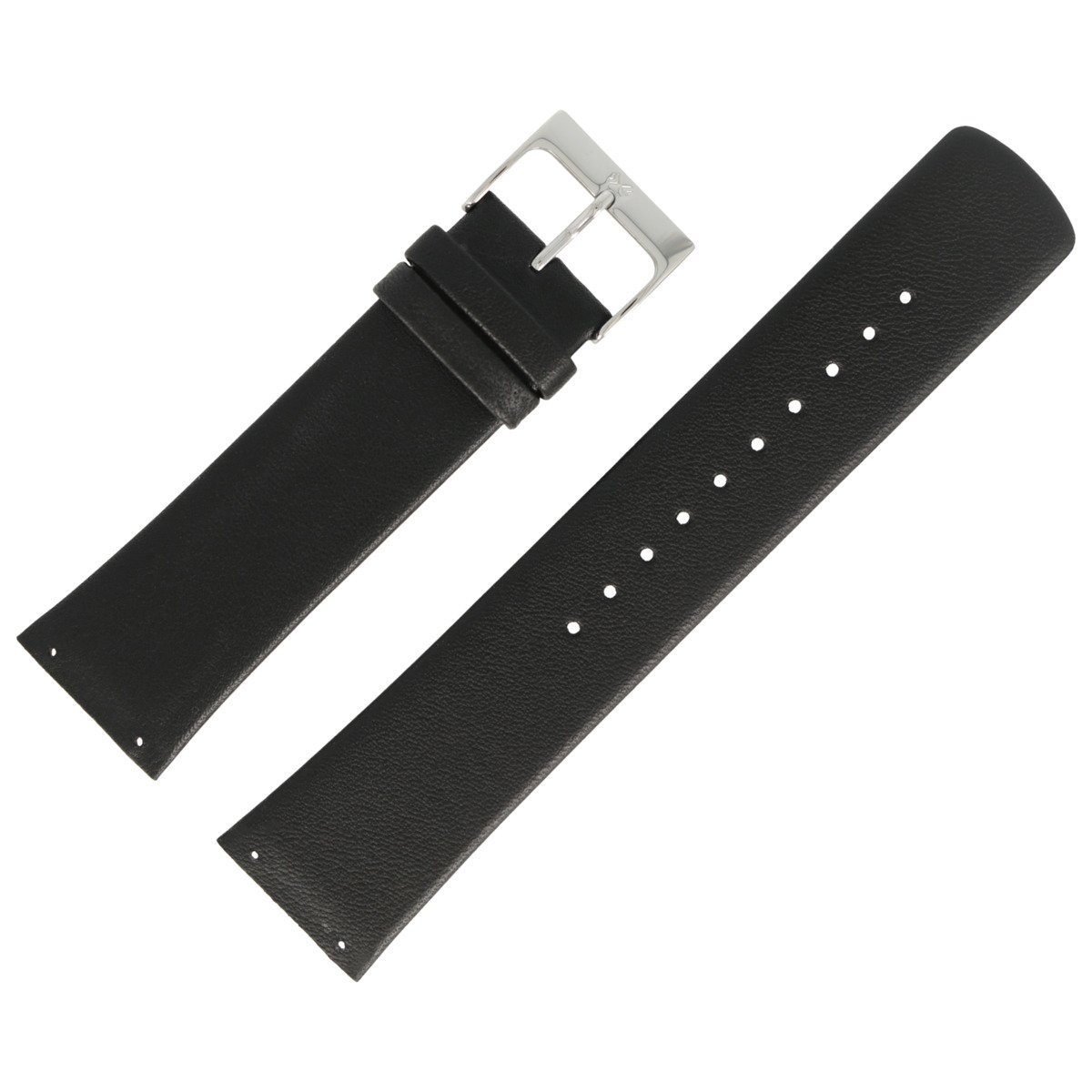 SKAGEN Uhrenarmband 23mm Leder Schwarz SKW6104 günstig online kaufen