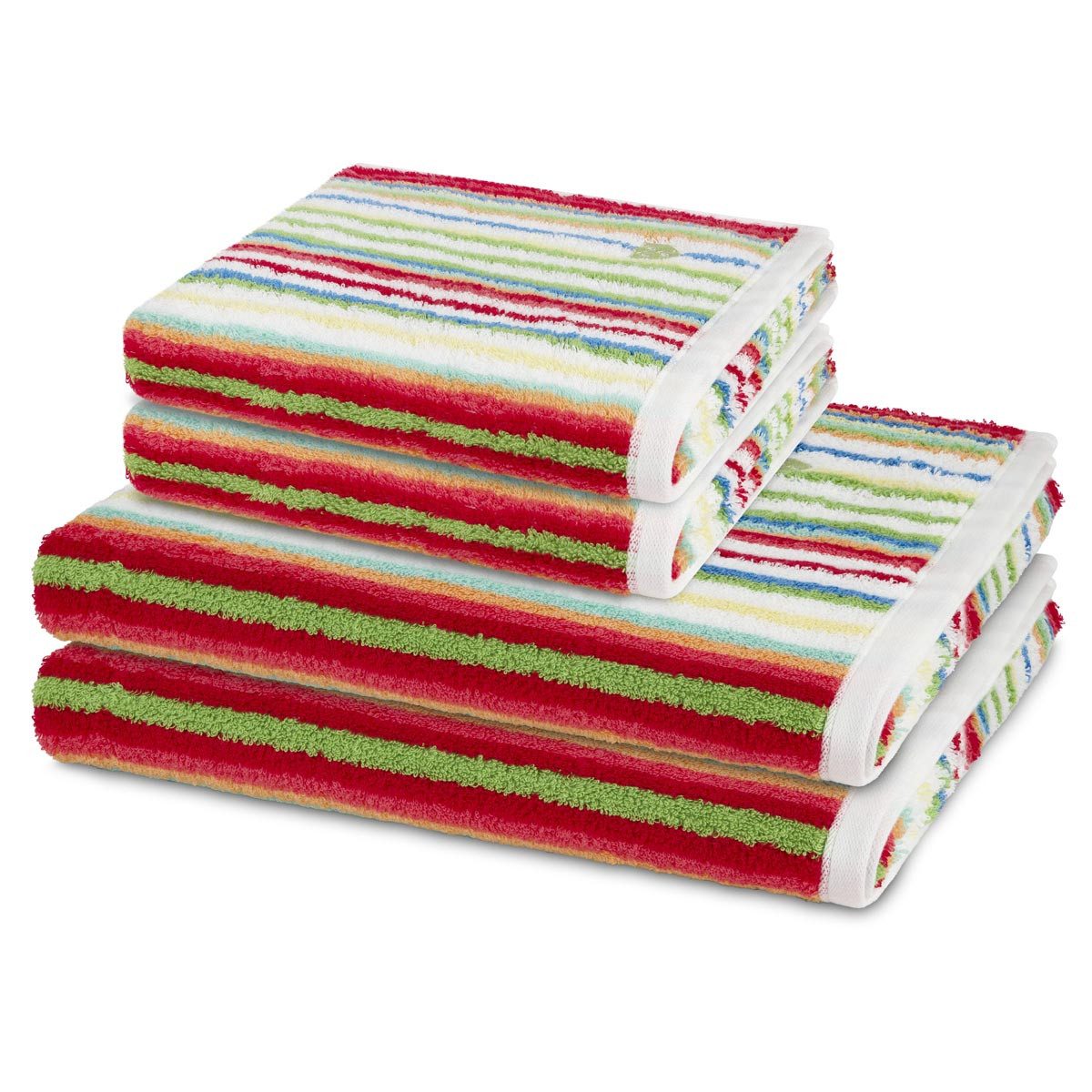 ROSS Handtuch Set Vita, Walkfrottee (Spar-Set, 4-St), 2 X Handtuch 2 X Duschtuch im Set - Baumwolle - Saugstark