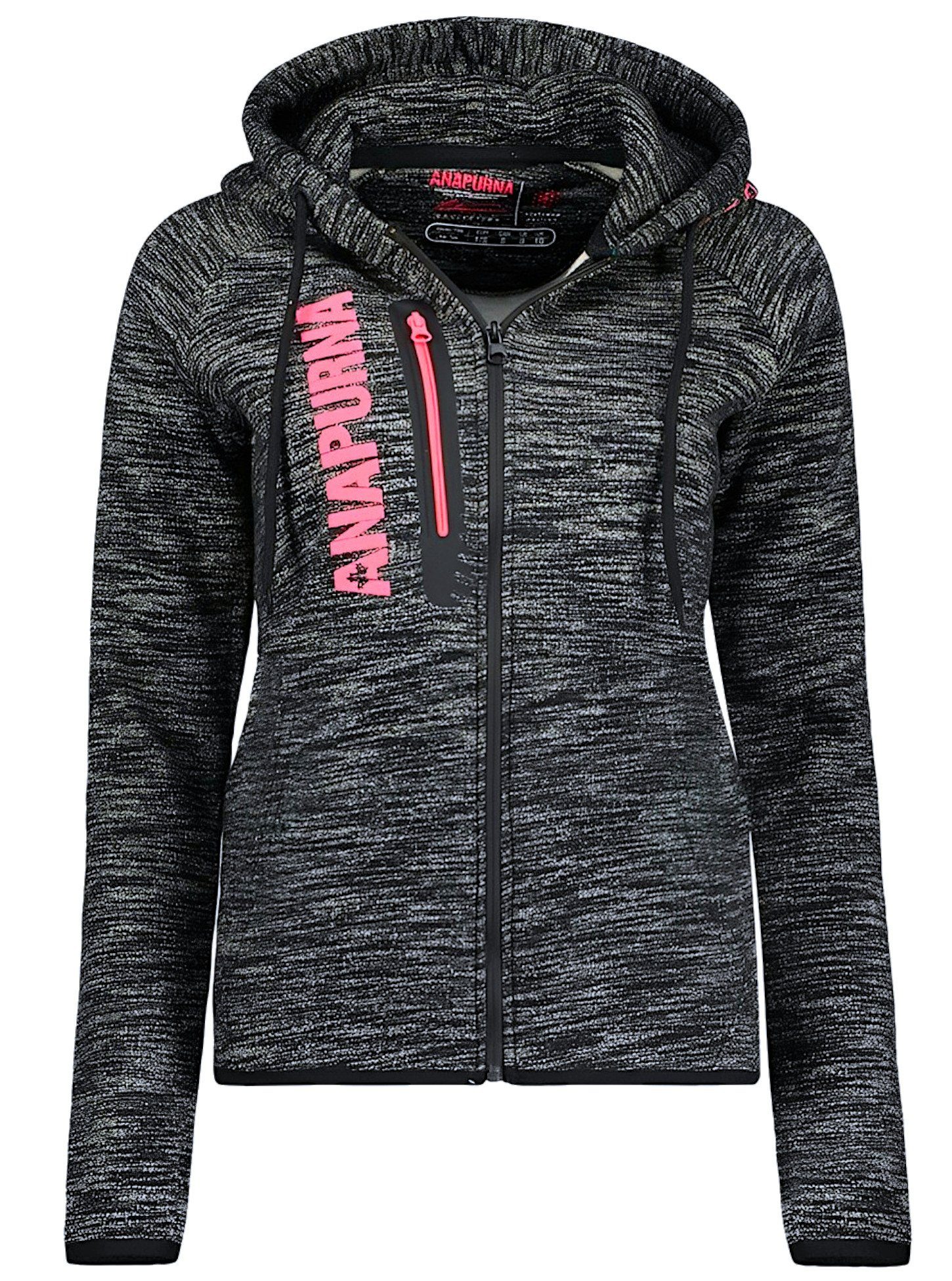 Anapurna Kapuzensweatjacke Galipana Hoodie Sweatjacke mit zweilagige Kapuze günstig online kaufen