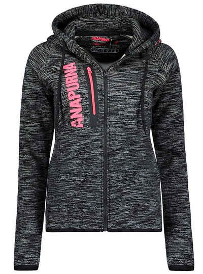 Anapurna Kapuzensweatjacke Galipana Hoodie Sweatjacke Jacke mit Logo-Print