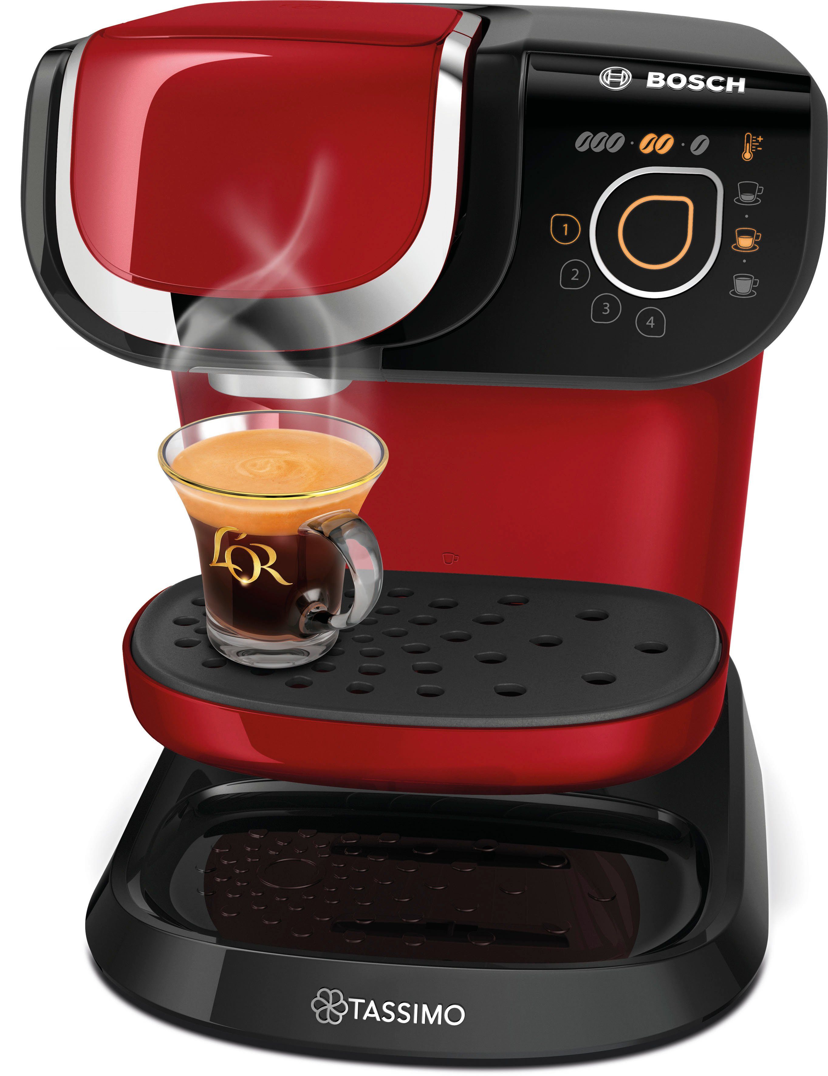 TASSIMO Kapselmaschine My Way 2 TAS6503, Personalisierung, über 70 Getränke, mit Wasserfilter BRITA MAXTRA, Personalisierung, über 70 Getränke