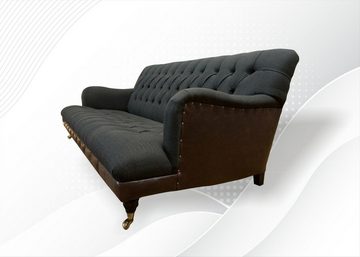 JVmoebel Chesterfield-Sofa, Chesterfield 3 Sitzer Design Sofa Couch 190 cm