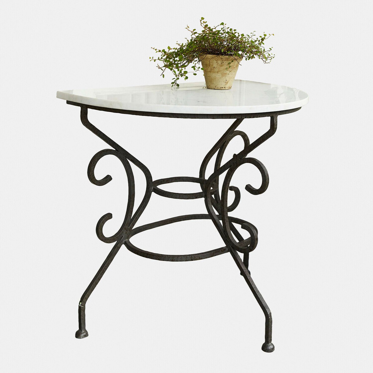 Mirabeau Gartentisch Tisch Vialette schwarz/weiß