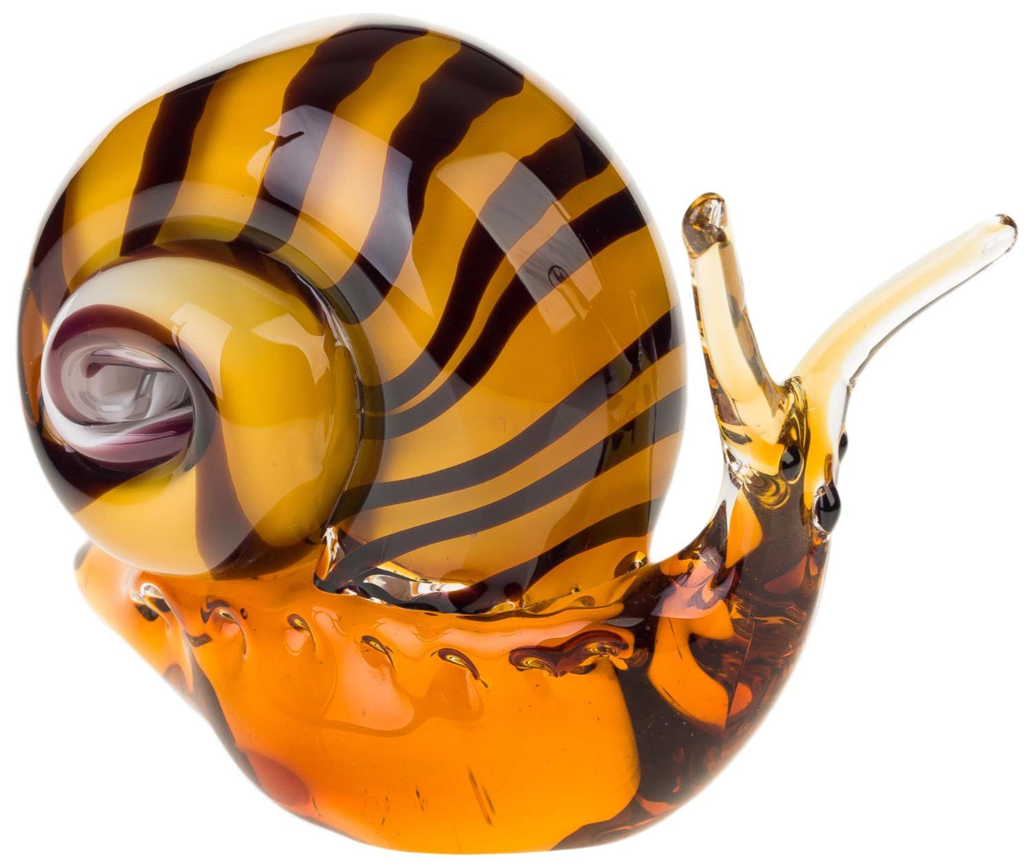 Aubaho Dekoobjekt Glasfigur Schnecke Glas im günstig online kaufen