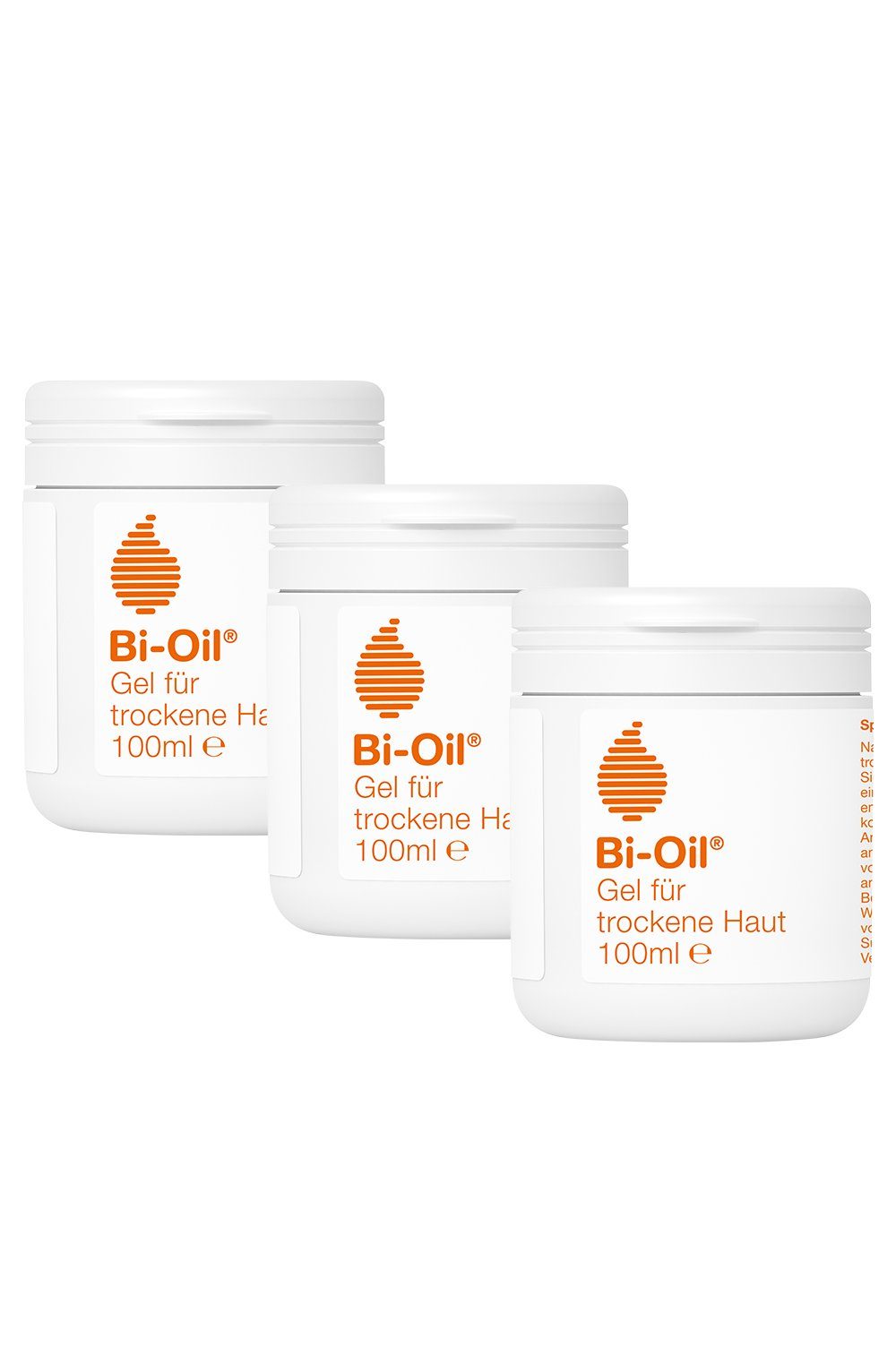Hautpflegegel 3x Gel für trockene Haut 100 ml