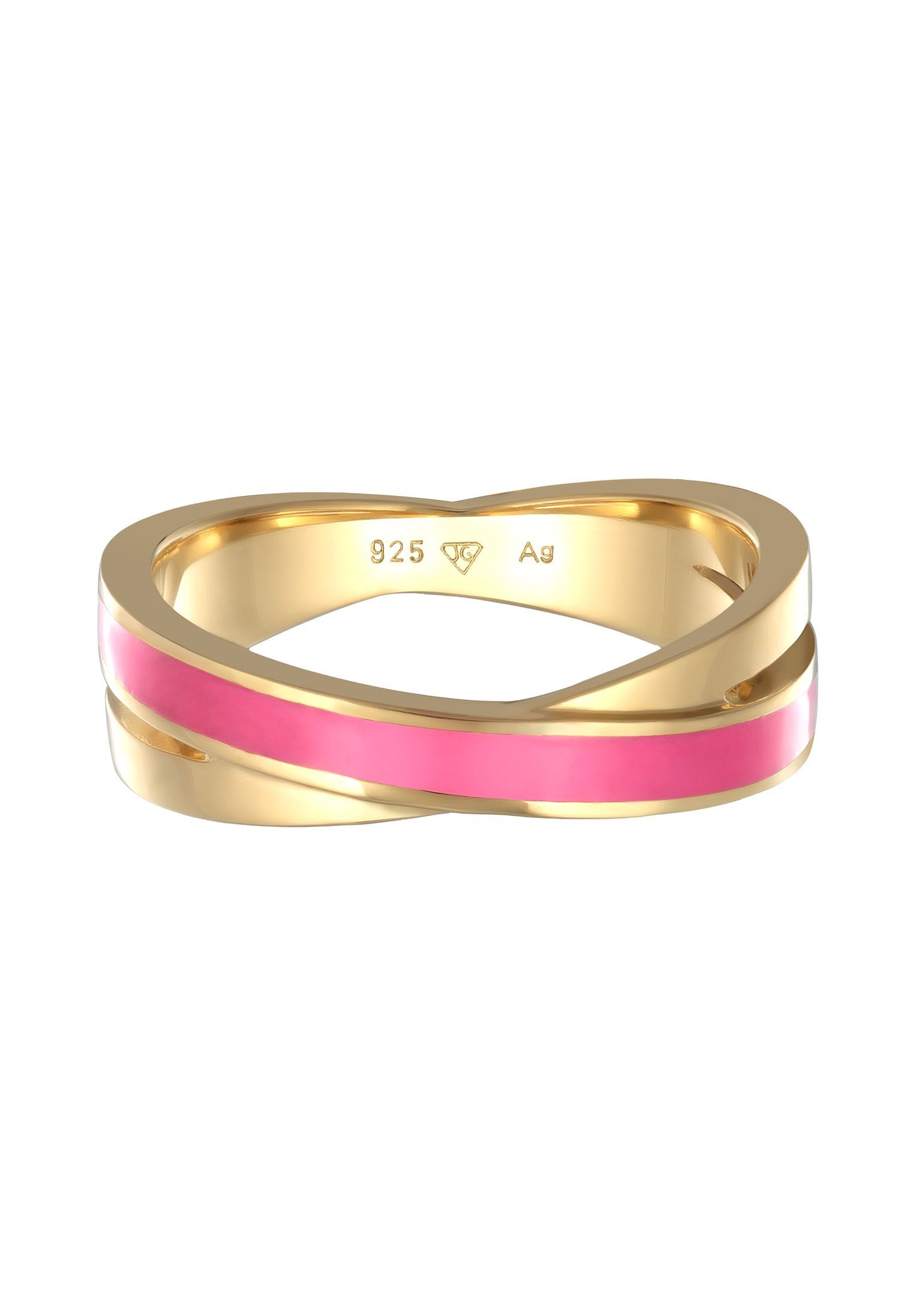 Elli Fingerring Wickelring Emaille 925 Silber günstig online kaufen