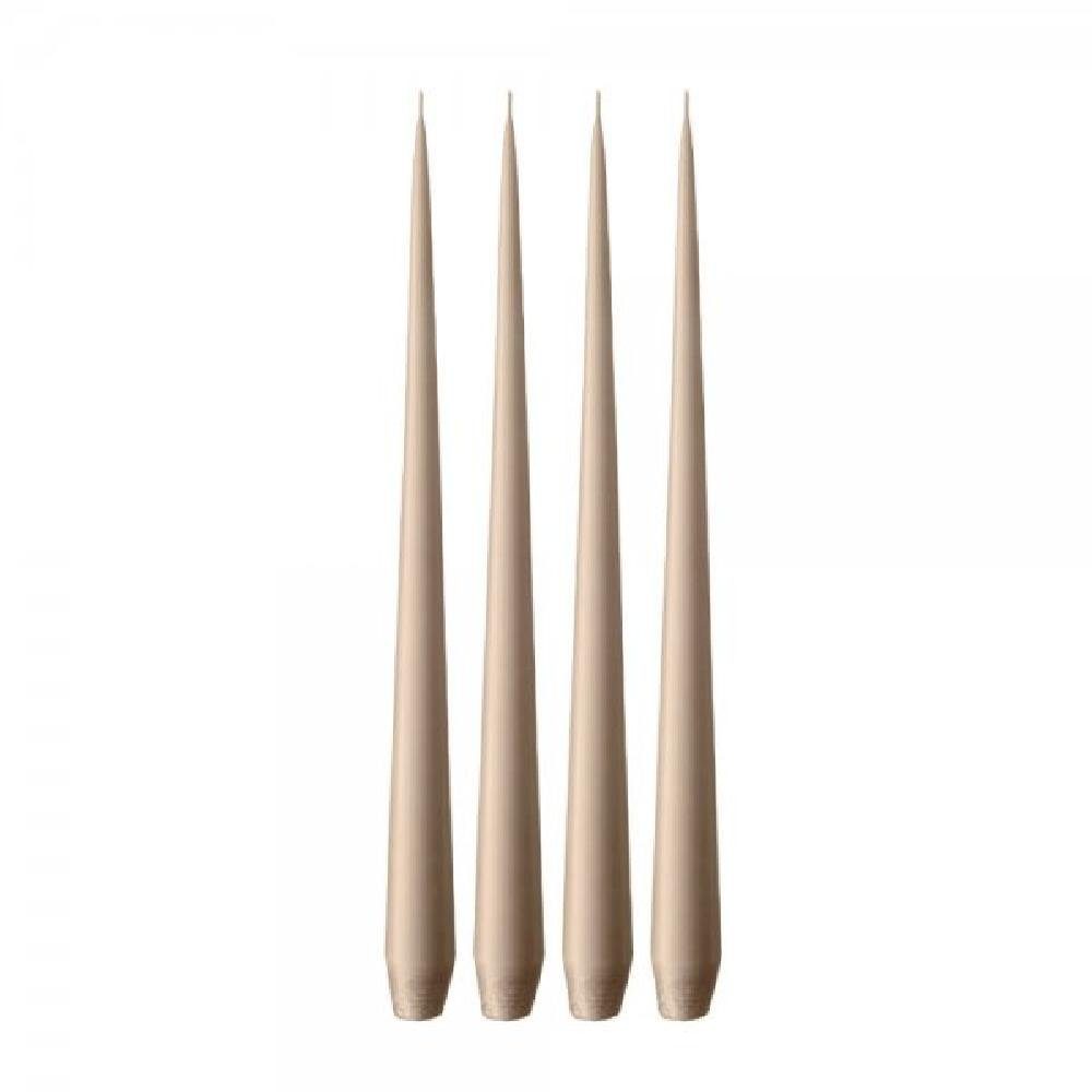Tafelkerze Spitzkerze Taper Candle Nougat Note (4-teilig) (32cm)