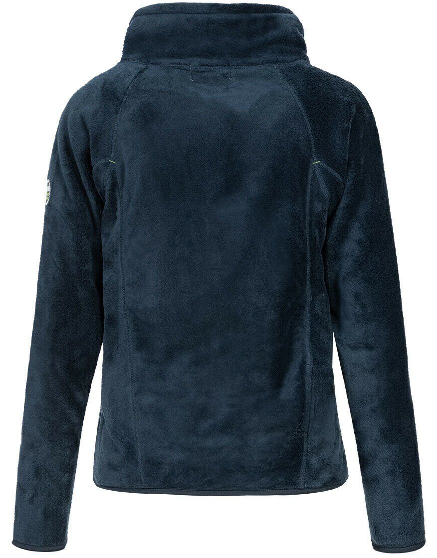 Geographical Norway Fleecejacke Damen Teddy Fleece Jacke Herbst Winter Jacke Sweater Übergangsjacke