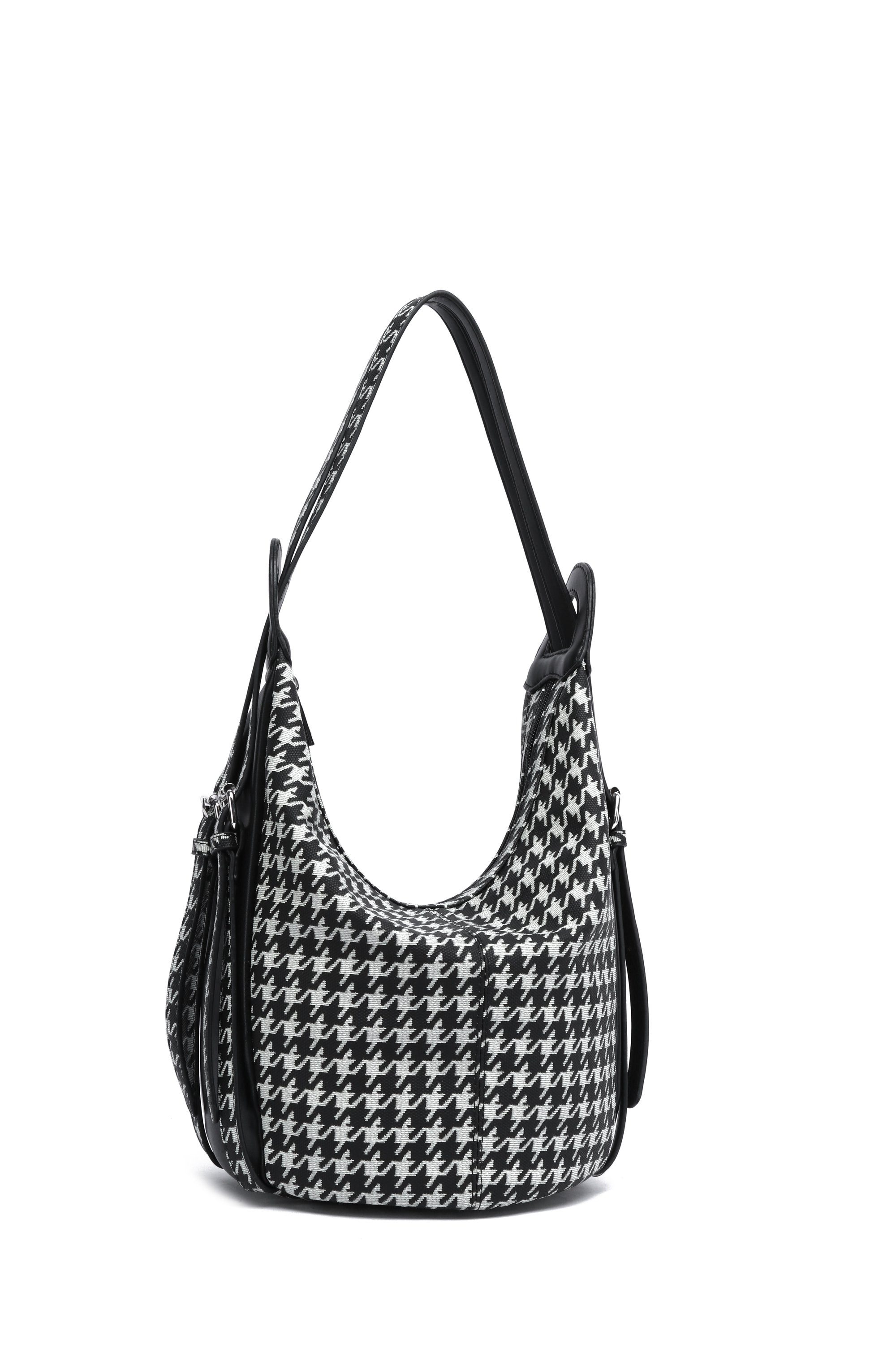 Schultertasche Hahnentritt