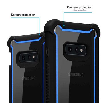 Cadorabo Handyhülle Samsung Galaxy S10e Samsung Galaxy S10e, Handy Schutzhülle TPU Silikon Cover Bumper - Hard Cover Hybrid Case