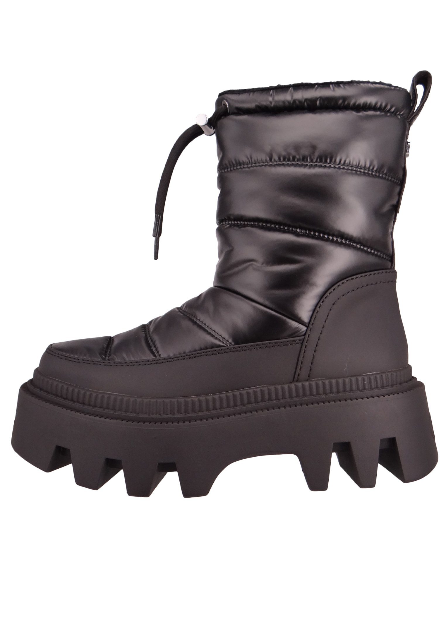 Buffalo 1622359 Flora Puffer Vegan Black Stiefel