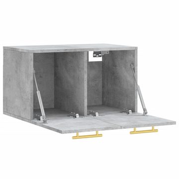 vidaXL Hängeschrank Wandschrank Hängeschrank Aufbewahrung Betongrau 60x36,5x35 cm Spanplat