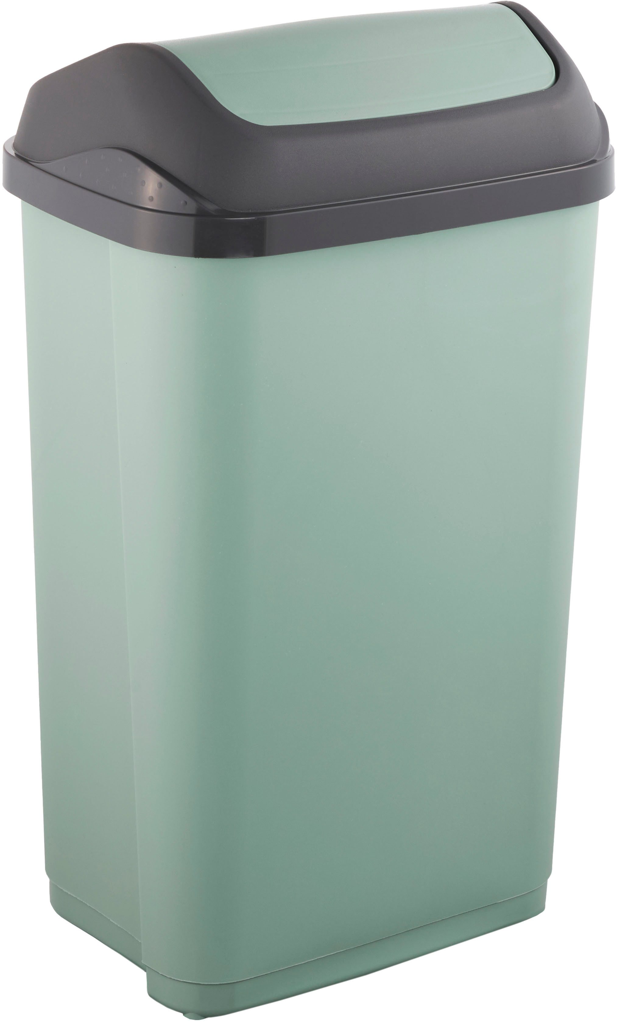 keeeper Mülleimer swantje, Abfallbehälter mit Schwingdeckel, 50 l, Made in Europe, 38,5 x 29 x 66 cm