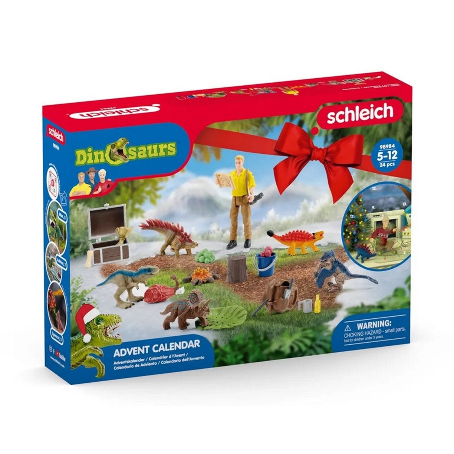 Schleich® Spielzeug-Adventskalender 98984 Adventskalender 2023 Dinosaurs günstig online kaufen