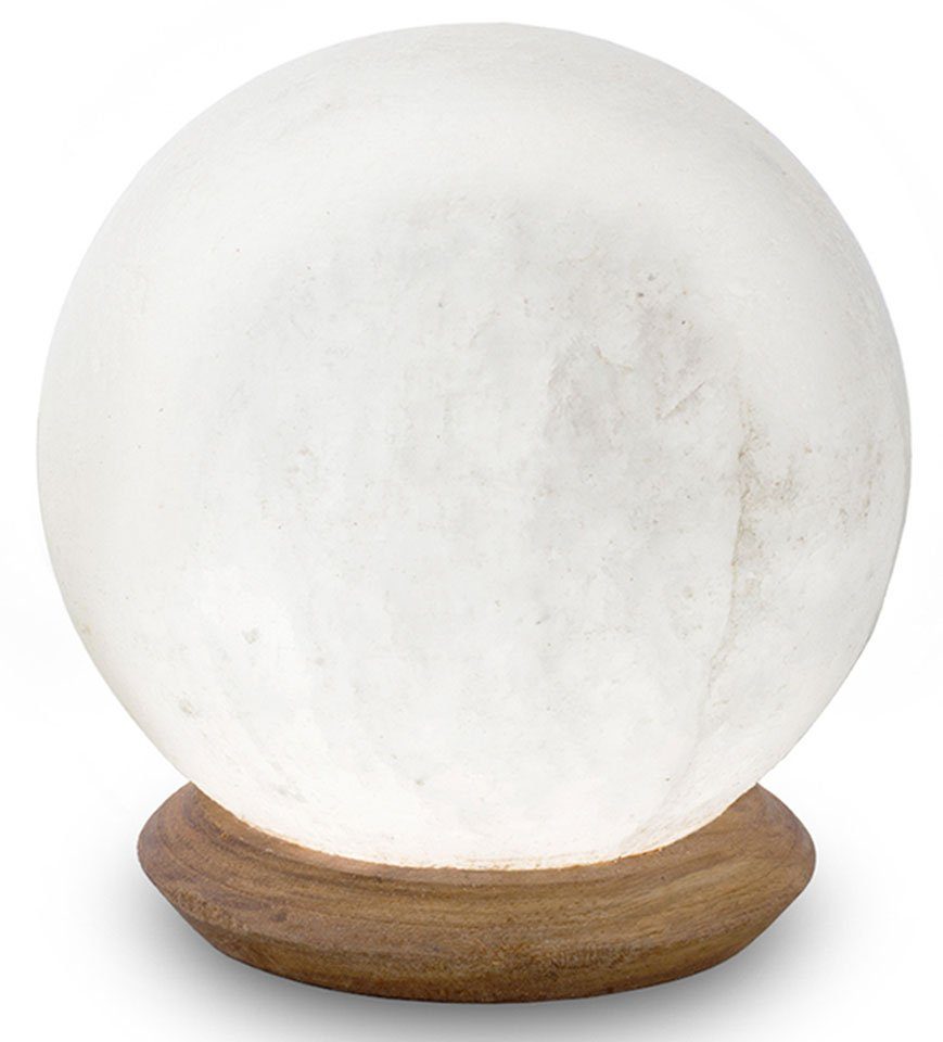 HIMALAYA SALT LED aus USB-Ball, ein wechselbar, Unikat, kg Stein DREAMS Salzkristall jeder - Salzkristall-Tischlampe ca. Handgefertigt Warmweiß, 2,3