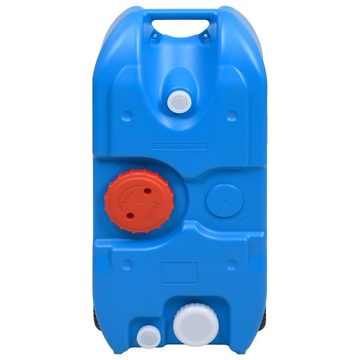 vidaXL Campingtoilette Camping-Wassertank mit Rollen 40 L Blau