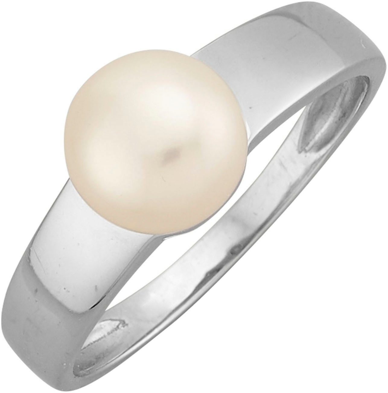 Firetti Fingerring Schmuck Geschenk Silber 925 Damenring Ring, mit Muschelkernperle