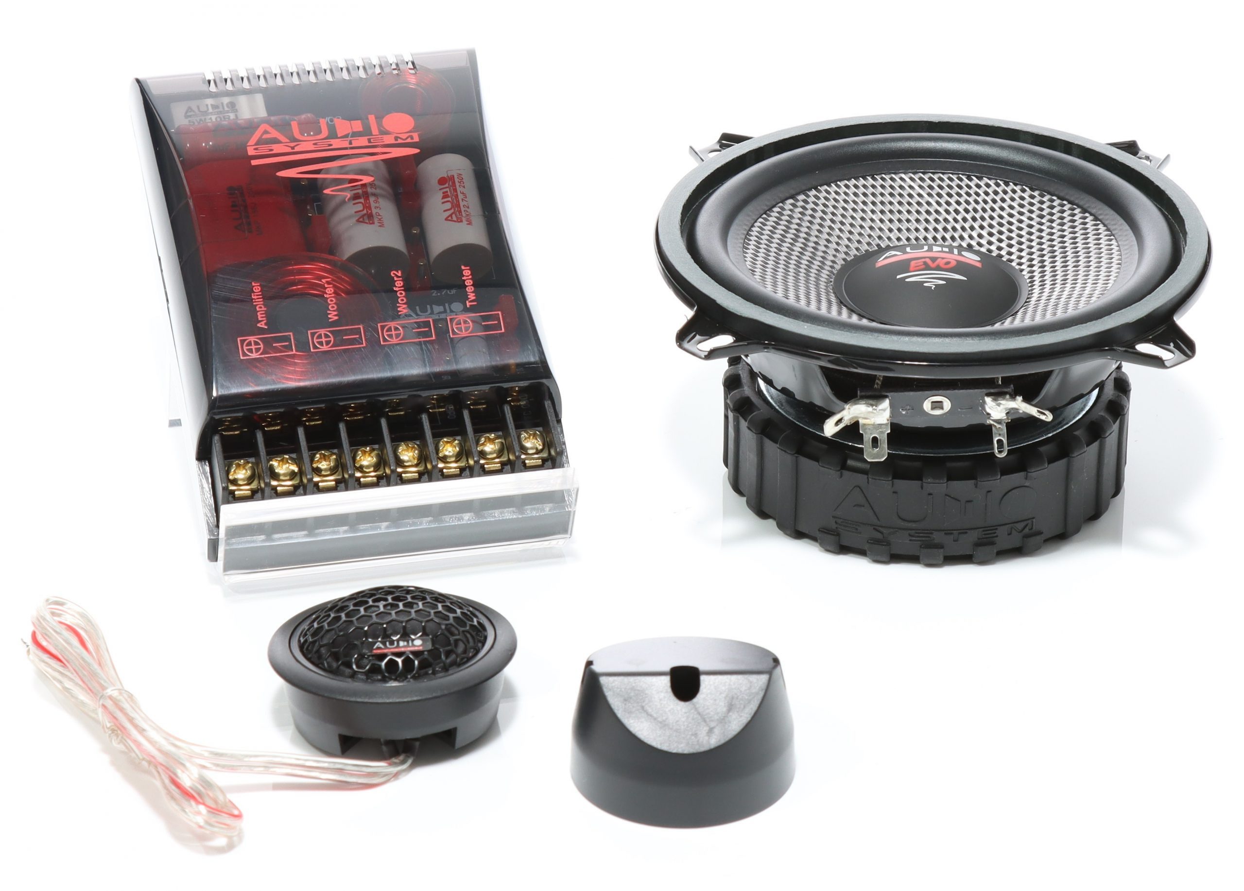 Audio System Audio Sytem X130 EVO 2 2-Wege Kompo Lautsprechersystem 13 cm Auto-Lautsprecher