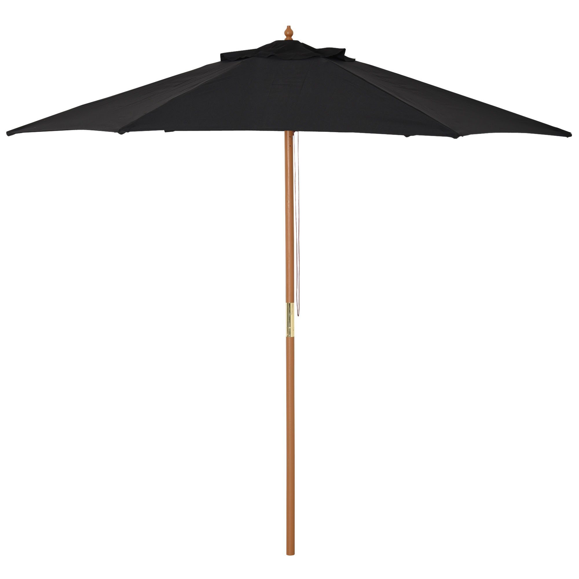 Outsunny Sonnenschirm mit Seilzugmechanismus, LxB: 250x250 günstig online kaufen
