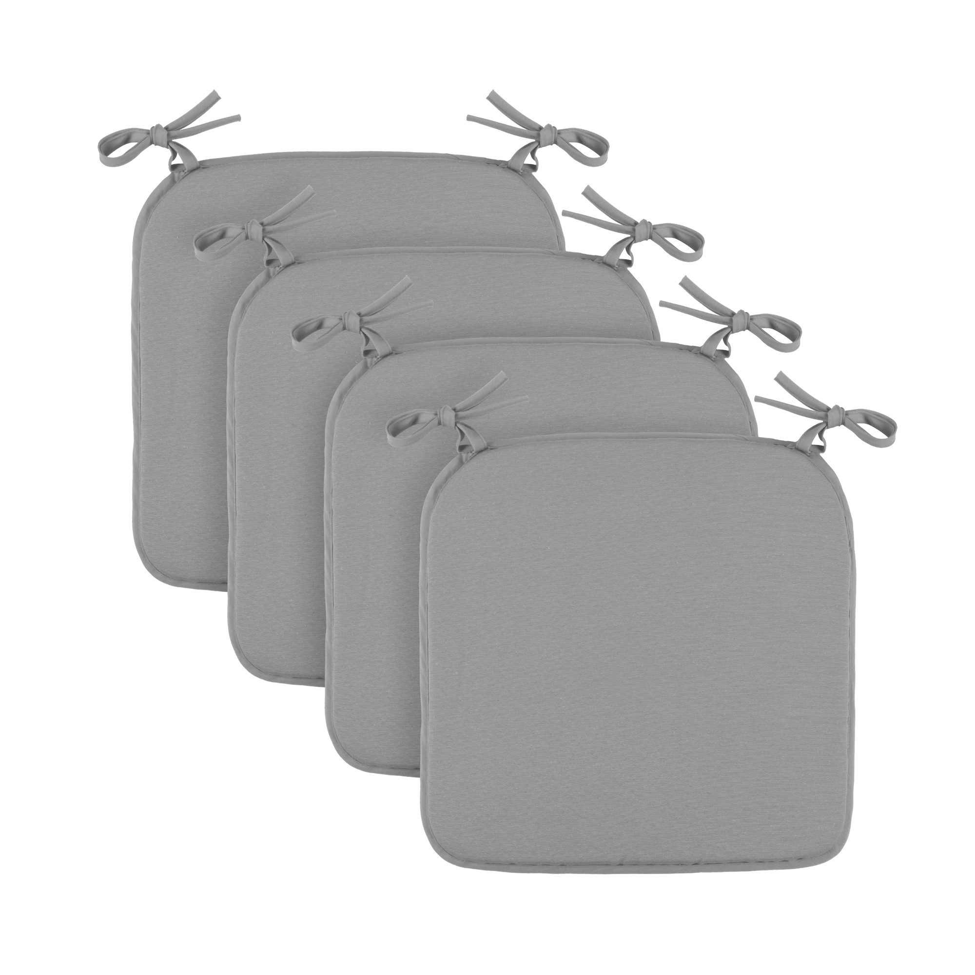 Bestlivings Stuhlkissen mit Haltebändern Canvas, 38x38cm, robust, Mischgewebe, Indoor & Outdoor
