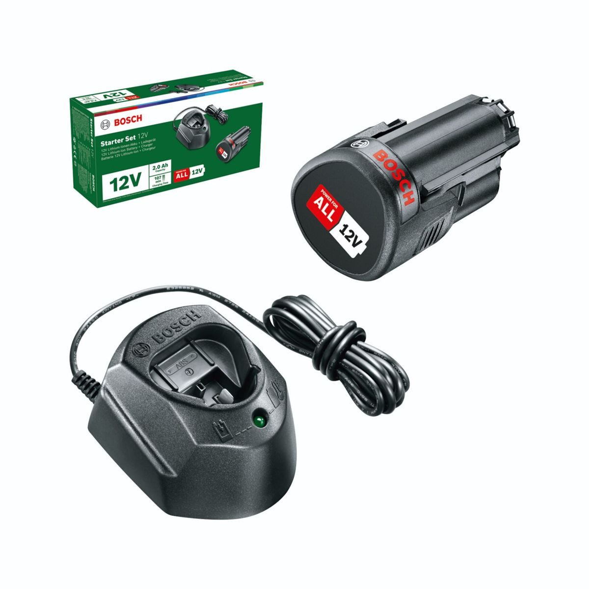 BOSCH Starter-Set 12 V 1.5Ah+GAL1210CV Akku