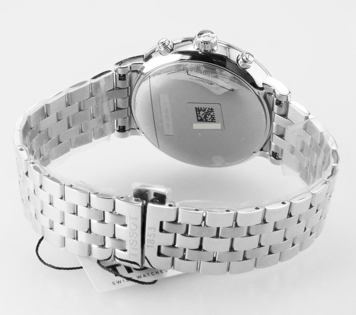 Tissot Chronograph schweizer Herren Uhr 41 mm Ø T1224171101100 Chronograph T-Classic, Saphirglas