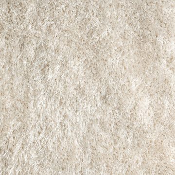 Teppich Flauschiger Shaggy Teppich • glamourös • in creme, Teppich-Traum, rechteckig, Höhe: 30 mm
