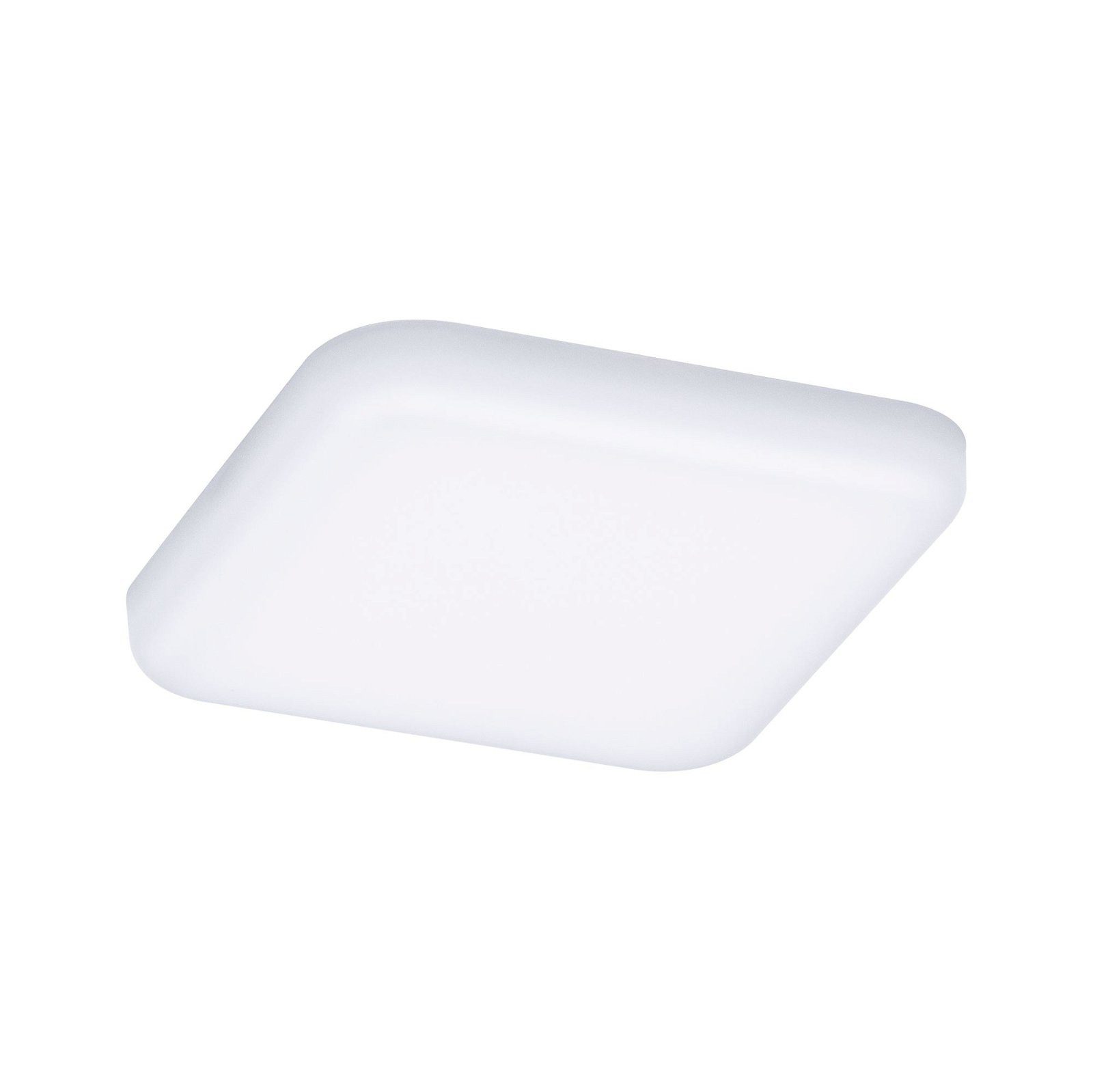 Paulmann LED Einbauleuchte VariFit Veluna IP44 eckig 75x75mm 4,5W 360lm 3000K Satin, LED fest integriert, Warmweiß, Einbaupanel