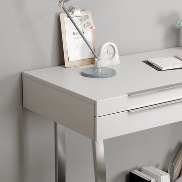 Livinity® Schreibtisch Arbeitstisch Bürotisch ALEXIA Weiß