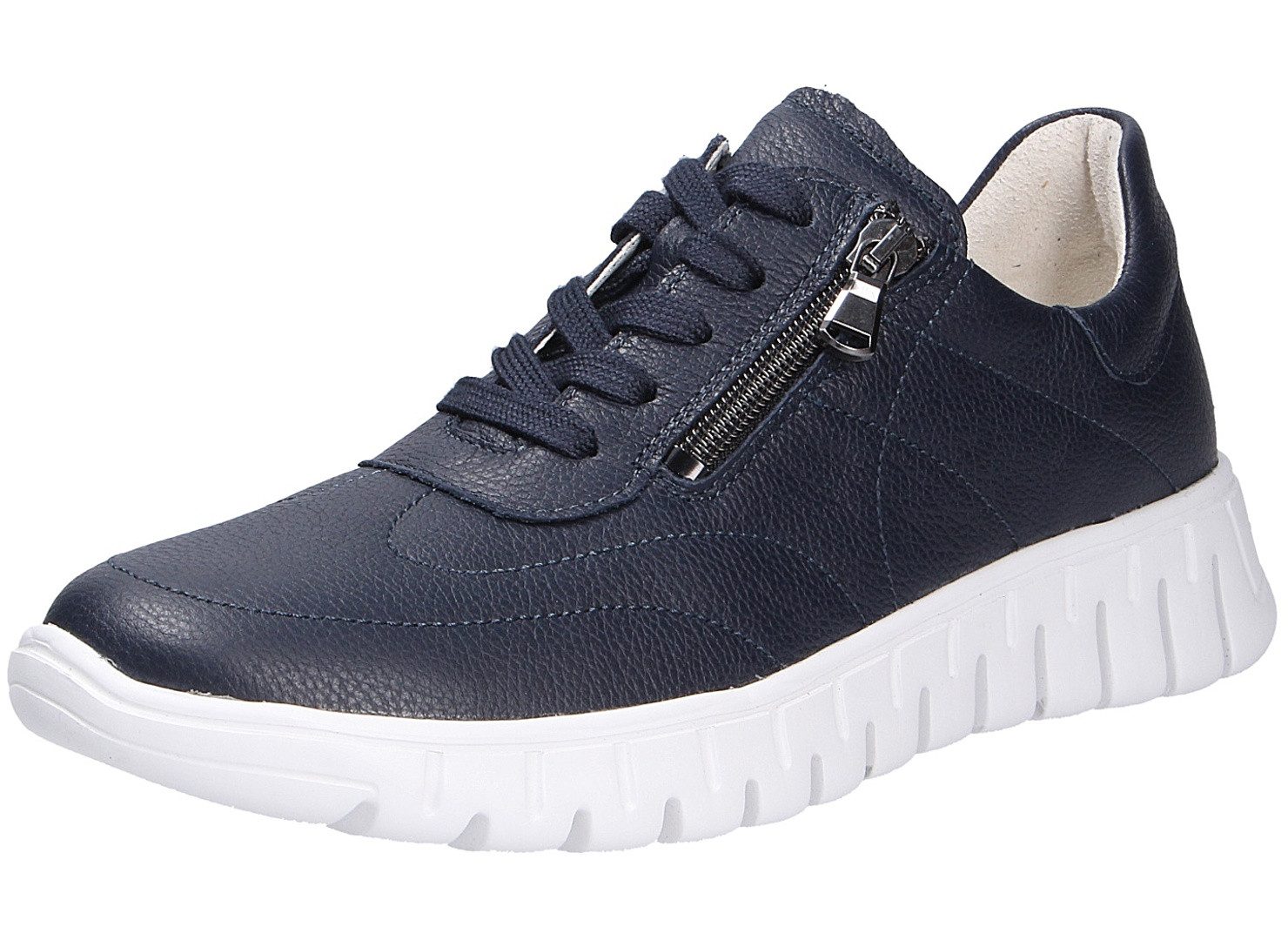 Waldläufer Damen Schnürschuh VEGA blau Größe Schnürschuh