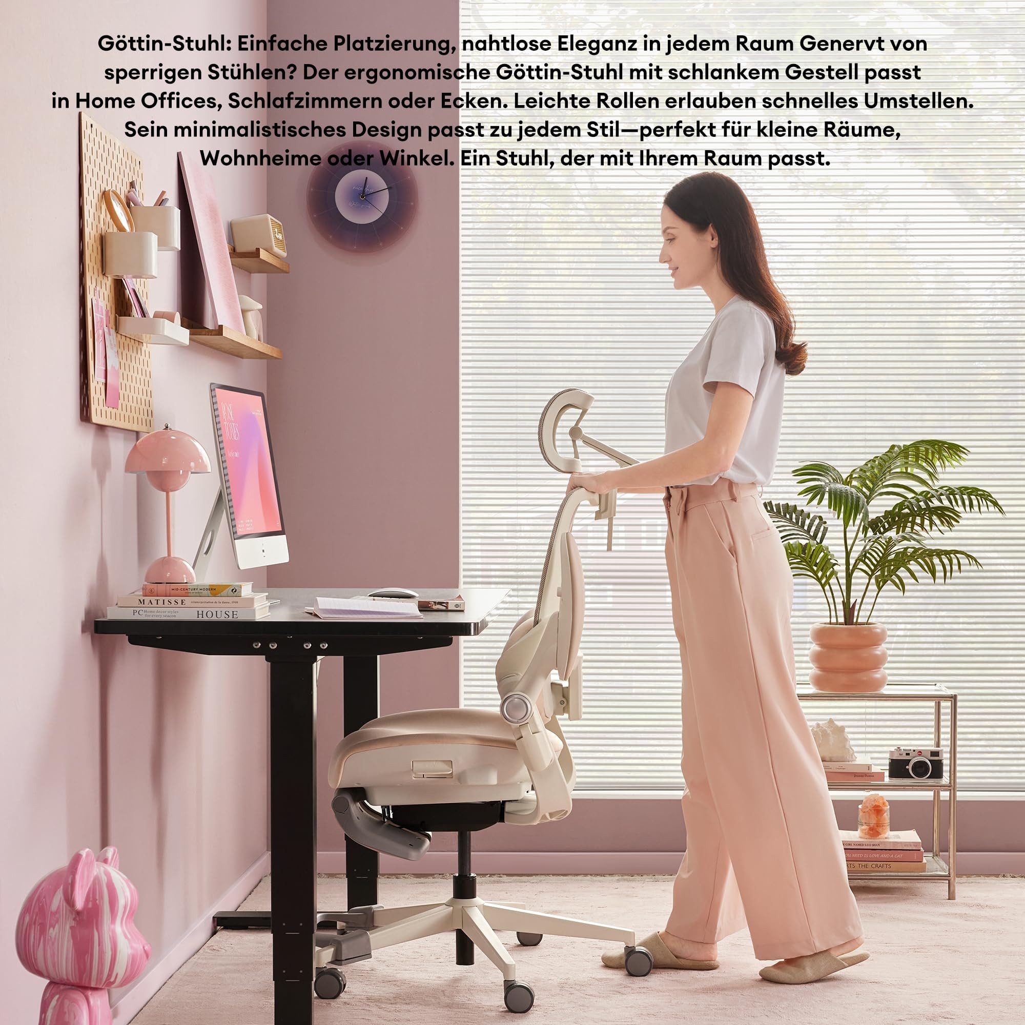 Musso Bürostuhl 135° Neigung, 3D-Lendenstütze, 4D-Kopfstütze & Fußstütze (1 St), Ergonomischer Computerstuhl, Homeoffice-Stuhl, Drehstuhl