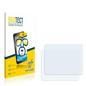 BROTECT Schutzfolie für TechniSat Techniradio 4 IR, Displayschutzfolie, 2 Stück, Folie klar