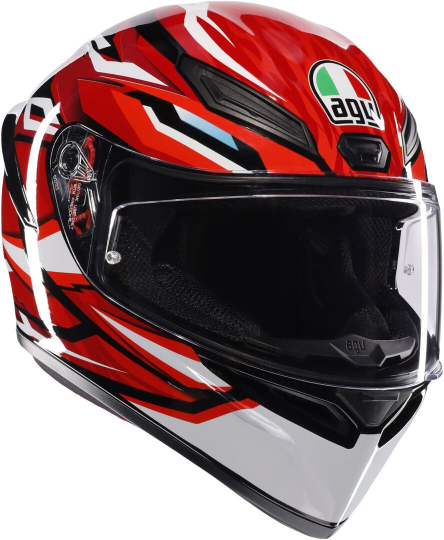 AGV Motorradhelm K-1 S Lion Helm, vorbereitet für Kommunikationssystem